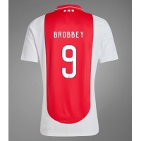 Camiseta Ajax Brian Brobbey #9 Primera Equipación 2024-25 manga corta